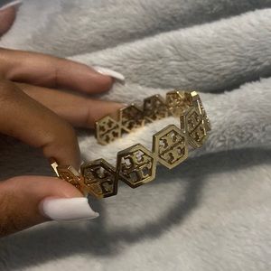 Tory Burch Gold Cuff Bracelet